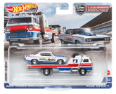 HOT WHEELS TRANSPORTATOR WIDE OPEN CU MASINUTA AMC REBEL MACHINE SCARA 1:64